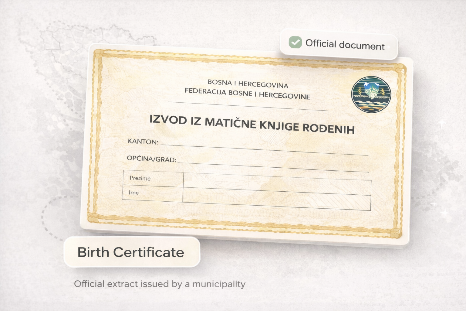 Birth Certificate Example